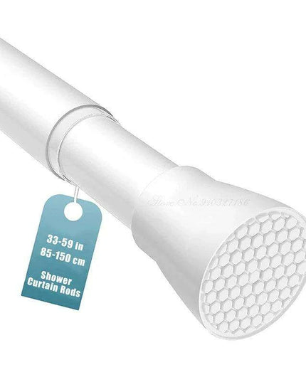 Adjustable 18' to 28' Stainless Steel Tension Shower Rod - No Drilling, Non-Slip, Rust-Free for Bathroom and Kitchen