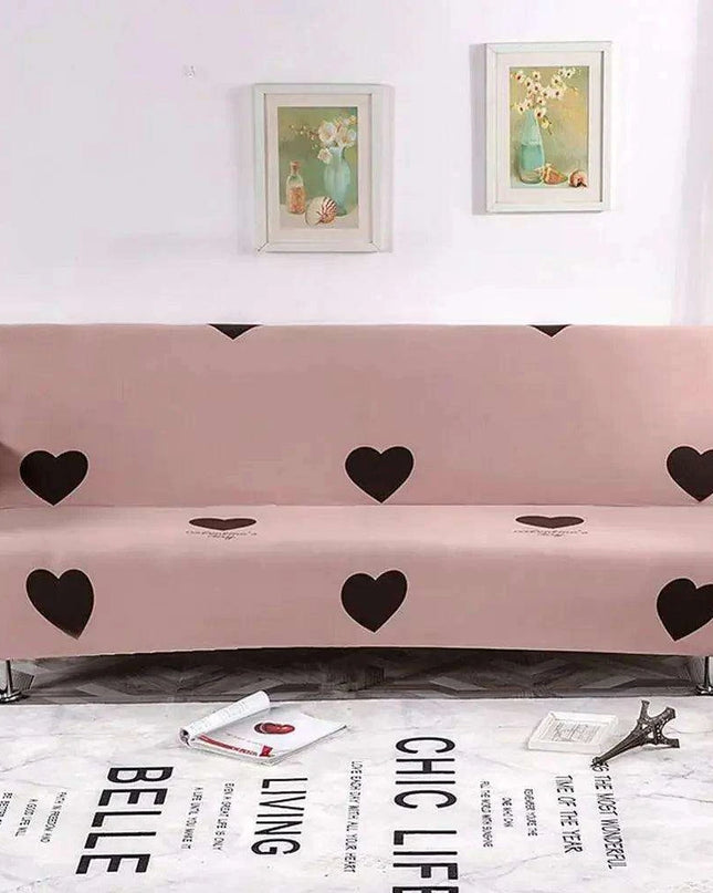 Svetanya Elegant Stretchable Slipcover for Armless Futon Sofas - Stylish Protection and Comfort