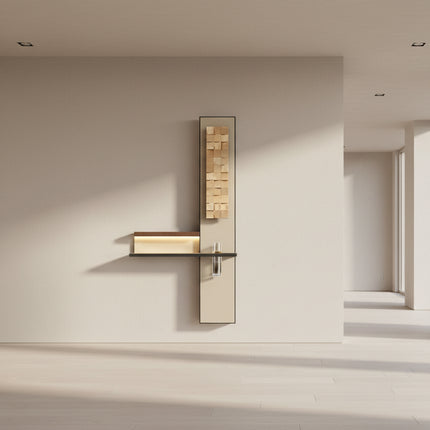 Solid Wood LED Corridor Wall Mural Lamp