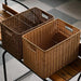 Chic Handwoven Multi-Functional Storage Basket - Stylish Organizer for Clothes, Groceries, and More for Any Space