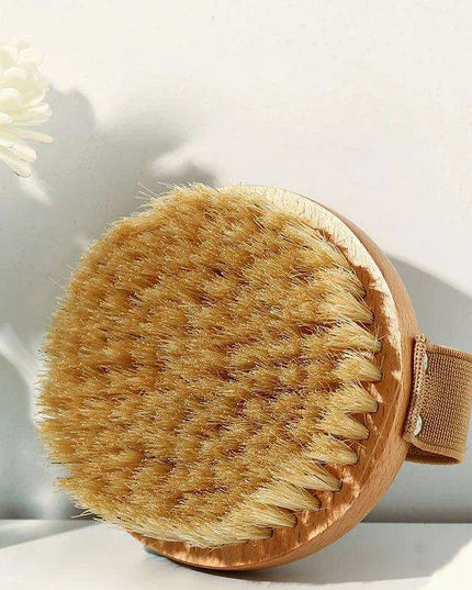 Exfoliating Body Brush for Lean Legs - Bath Scrub Tool for Radiant Skin