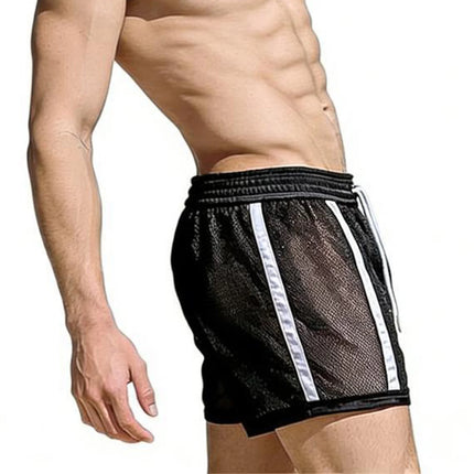 Hirigin Men's Summer Workout Shorts with Drawstring & Elastic Waist