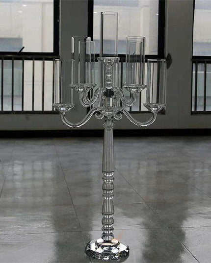Elegant 9-Arm Tealight Candelabra for Celebrations