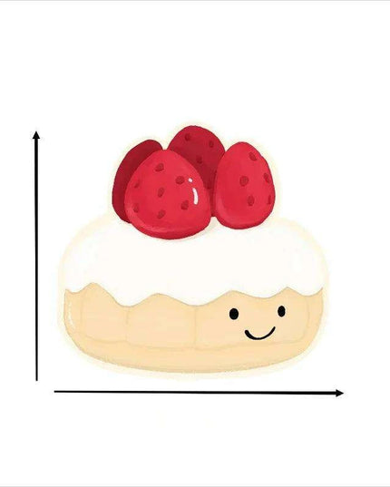 Whimsical Pink Donut Area Rug - Playful Decor for Kids' Spaces