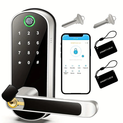 Smart Fingerprint Door Lock App Remote Control Keyless WIFI Digital To