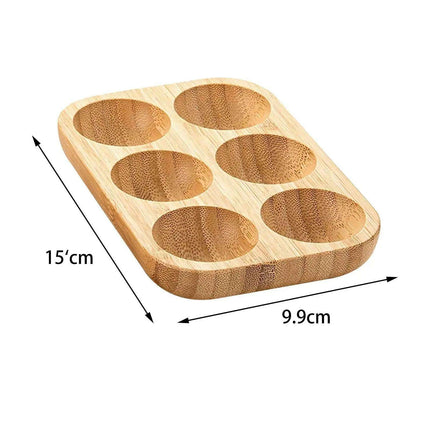 Stylish Double Layer Wooden Egg Organizer for Chic Kitchen Decor