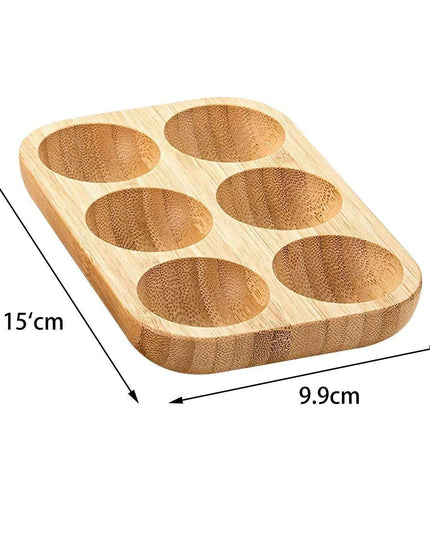 Stylish Double Layer Wooden Egg Organizer for Chic Kitchen Decor