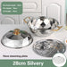 Versatile 304 Stainless Steel Cooking Pot with Integrated Steamer Basket