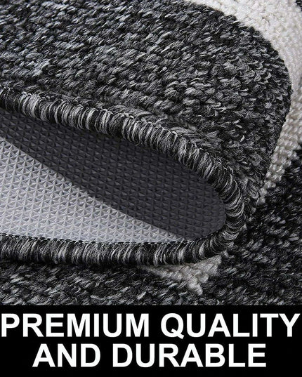 Luxurious Non-Slip Microfiber Welcome Mat: Chic Moisture-Absorbing Rug for Entryways