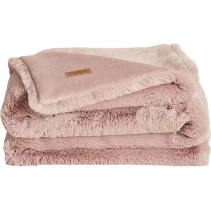 Sakura Blossom Eco-Friendly Plush Queen Size Faux Fur Throw - Marshmallow Comfort Blanket - Très Elite