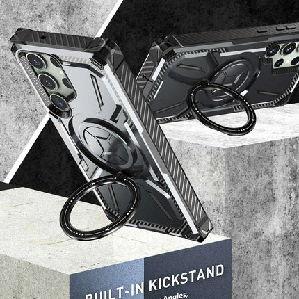 Samsung Galaxy S23 Ultra/S23+ Plus Rugged Military-Grade Shockproof Case with Magnetic Stand and MagSafe Support - Très Elite
