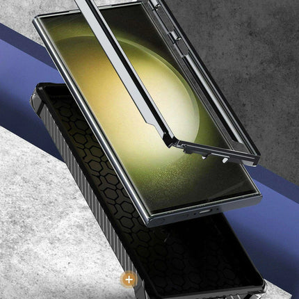 Samsung Galaxy S23 Ultra/S23+ Plus Rugged Military-Grade Shockproof Case with Magnetic Stand and MagSafe Support - Très Elite