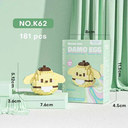 Sanrio Character Building Block Set - Whimsical Decor and Creative Play for Girls - Très Elite