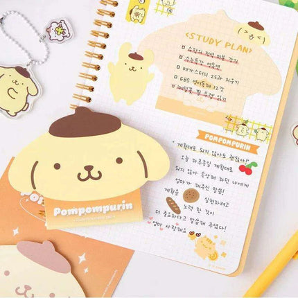 Sanrio Character Shaped Note Pad - 50 Cute Reminder Notes for Everyday Use - Très Elite
