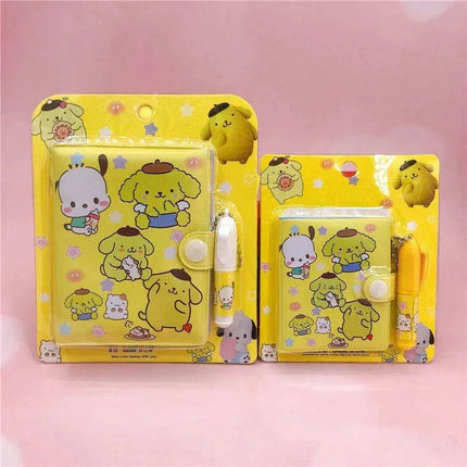 Sanrio Charming Mini Journal Collection - My Melody, Kuromi, Cinnamoroll - Pocket-Sized Notebook Set - Très Elite