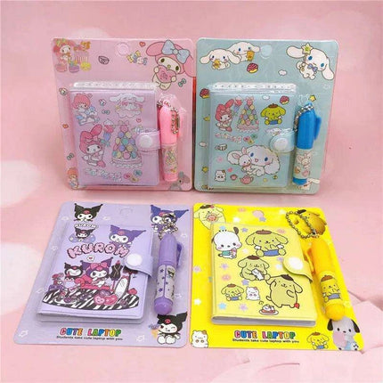 Sanrio Charming Mini Journal Collection - My Melody, Kuromi, Cinnamoroll - Pocket-Sized Notebook Set - Très Elite