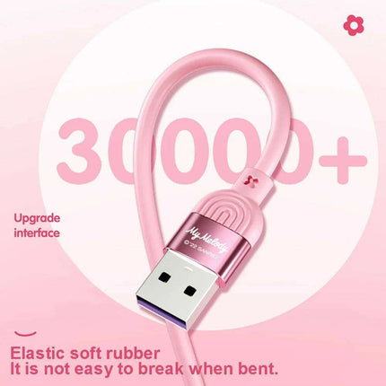 Sanrio Kuromi & Friends 3-In-1 Charging Cable - Adorable Anime Characters USB Cord for Huawei, iPhone, Xiaomi - Durable & Perfect for Gifting - Très Elite
