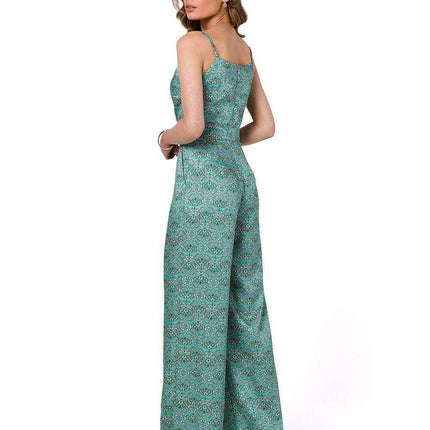 Satin Summer Chic Jumpsuit - Très Elite