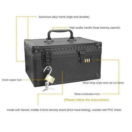 Savings Security Vault - Combination Lock Storage Box for All Ages - Très Elite