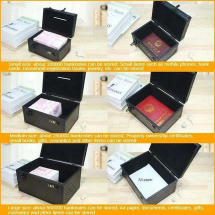 Savings Security Vault - Combination Lock Storage Box for All Ages - Très Elite