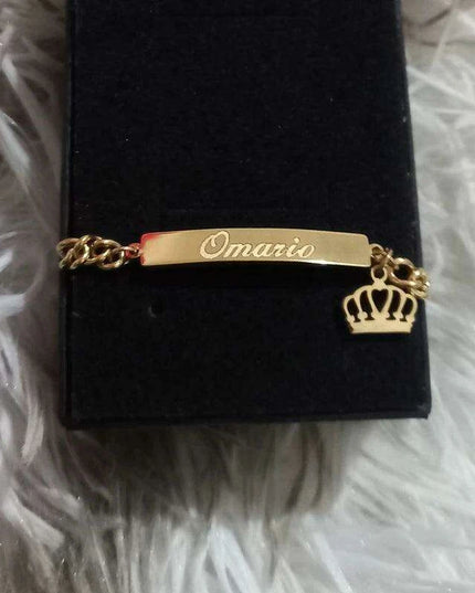 Personalized Engraved Women's Name Bracelet