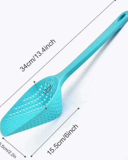 Colorful Slotted Skimmer Spoon - Essential Kitchen Tool for Every Chef