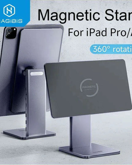 Hagibis Magnetic iPad Stand with USB-C Hub - Enhance Your Tablet Setup