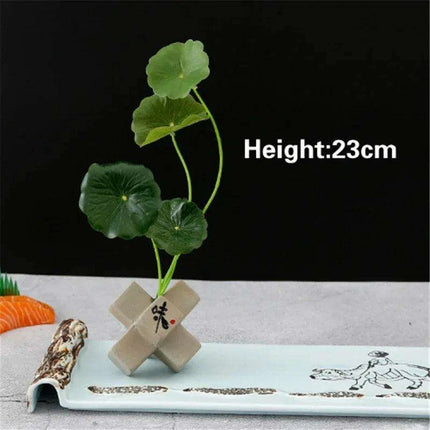 Elegant Plum Blossom Sushi and Sashimi Serving Set with Bento Mold