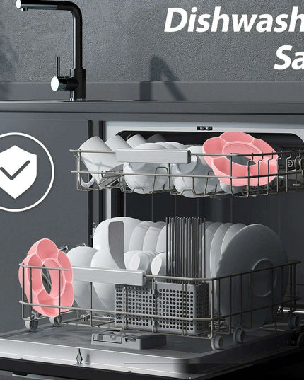 Versatile 5-Compartment Silicone Snack Bowl Set for 40oz Insulated Tumblers