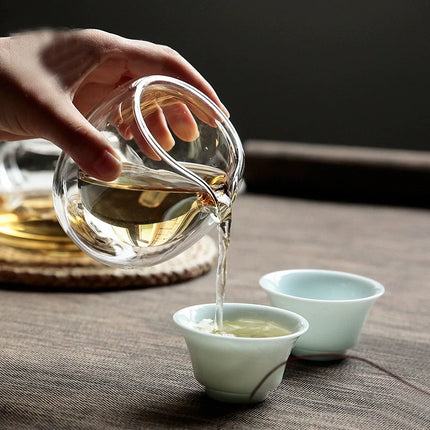 Double Wall Glass Tea Pitcher — Gongdao Fair Cup | 100–300ml