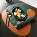 Elegant PU Leather Dining Table Set - Stylish Tableware Collection