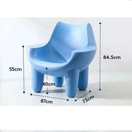 Cream Leather Nordic Embrace Chair: A Touch of Luxury for Modern Living