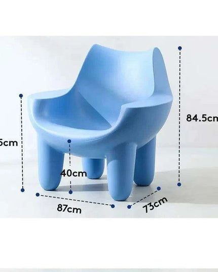 Cream Leather Nordic Embrace Chair: A Touch of Luxury for Modern Living