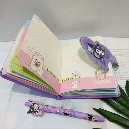 Sanrio Style Stationery Set - Adorable Hello Kitty & Cinnamoroll Planner with Cute Pen for Effortless Organization