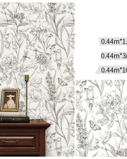 Chic Black and White Adhesive Wallpaper for Stylish Home Transformations