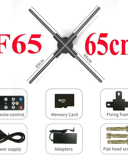 Revolutionary 3D Holographic Advertising Projector - Elevate Your Brand Experience