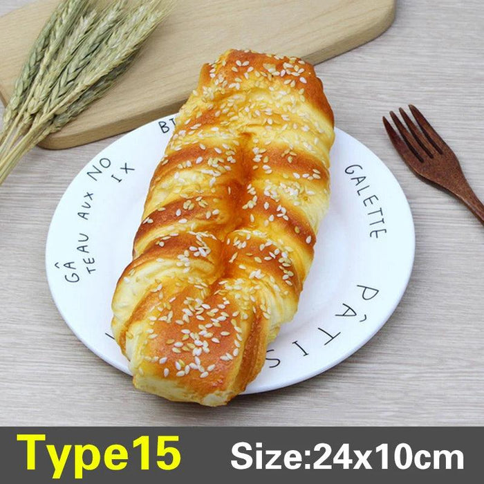 Elegant Artificial French Baguette Home Decor for Kitchen and Display