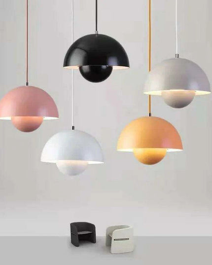 Nordic Inspired Iron Pendant Lamp: Elegant Lighting for Contemporary Spaces