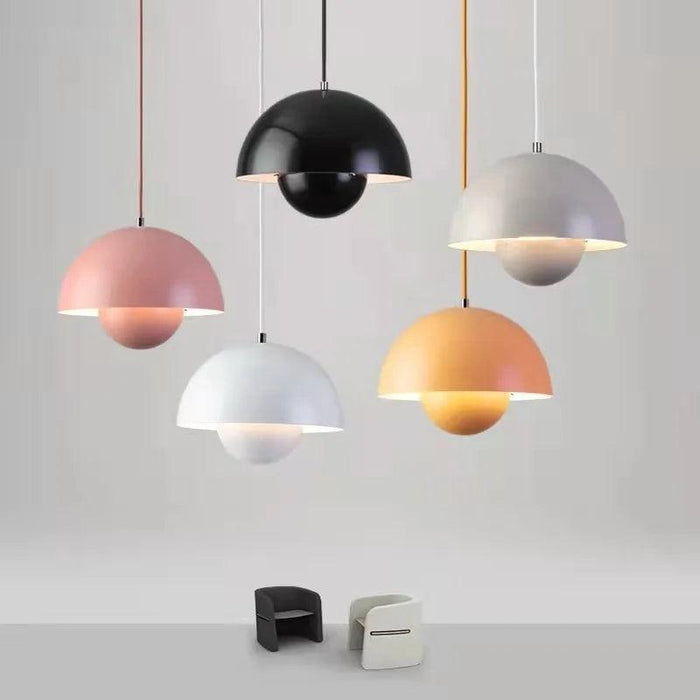 Nordic Inspired Iron Pendant Lamp: Elegant Lighting for Contemporary Spaces