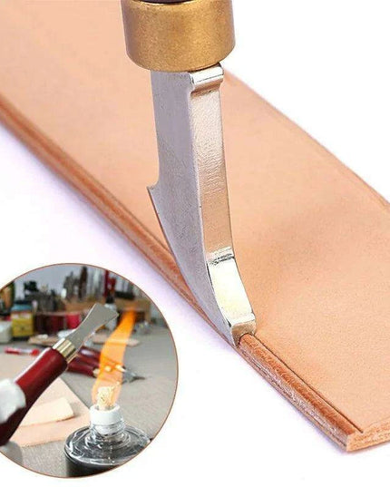 Premium Stainless Steel Leathercraft Tool Kit with Precision Edge and Wire Embedding Feature