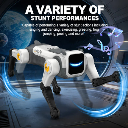 RC Mechanical Dog — AI Voice Command, Programmable Stunt Robot