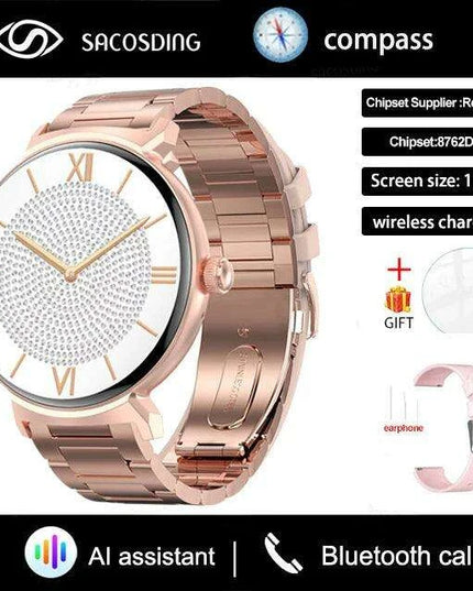 Smart Bluetooth Calling Fitness Tracker Smartwatch with Touchscreen