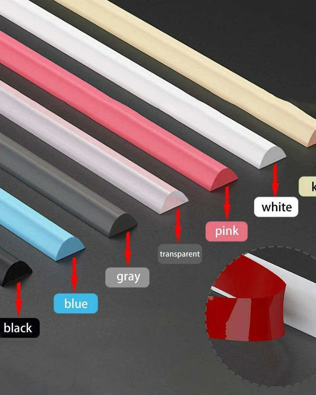 Waterproof Silicone Shower Barrier - Effortless Leak Prevention Solution