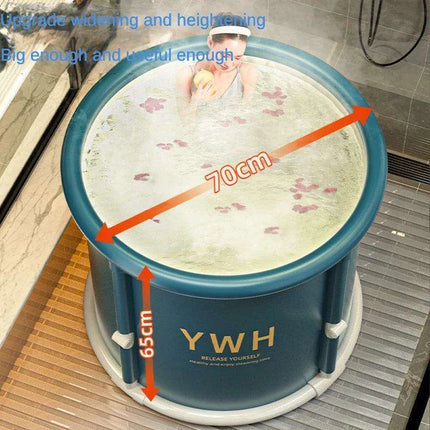 Luxury Foldable Spa Bathtub with Steam Cover - Transform Your Home into a Relaxation Oasis
