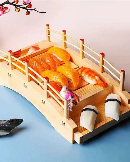 Elegant Dragon Boat Sushi Platter for Sashimi Lovers