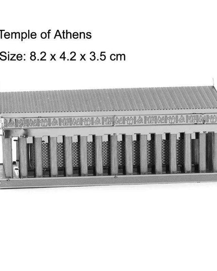 Global Landmark 3D Metal Puzzle Set: Construct and Discover Iconic Structures