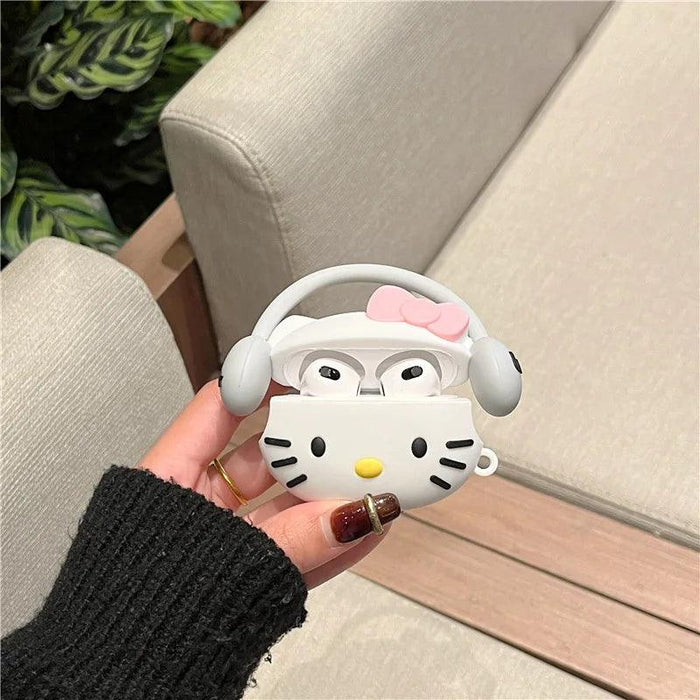 Hello Kitty Stylish Silicone Airpods Case: The Perfect Blend of Fun and Function for Trendy Women