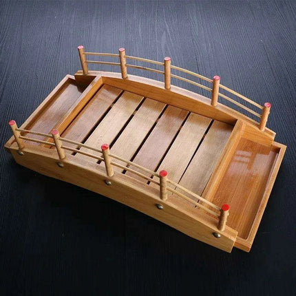 Elegant Dragon Boat Sushi Platter for Sashimi Lovers