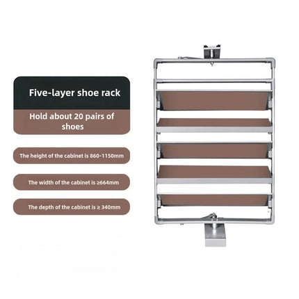 360° Rotating Shoe Rack — 4, 5 & 6 Tier | Très Elite