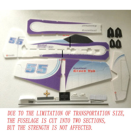 TINY HAND EPP Yak55 800mm RC Plane - 3D Aerobatic Foam Aircraft